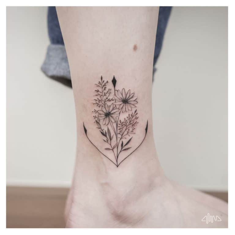 50 Coolest Wildflower Tattoo Ideas