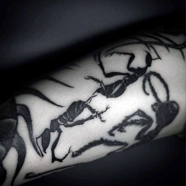 Ant Arm Tattoo Designs For Guys