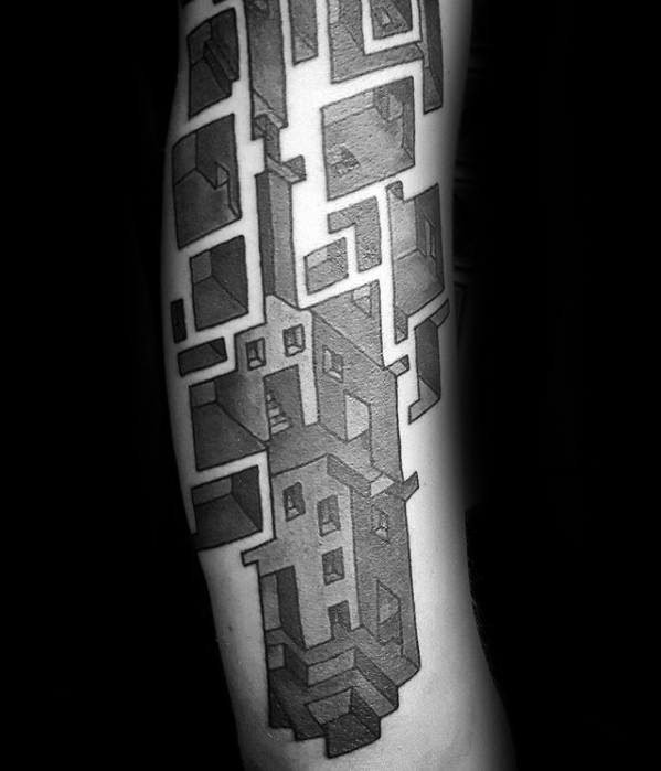 70 Maze Tattoo Designs For Men  Geometric Puzzle Ink Ideas
