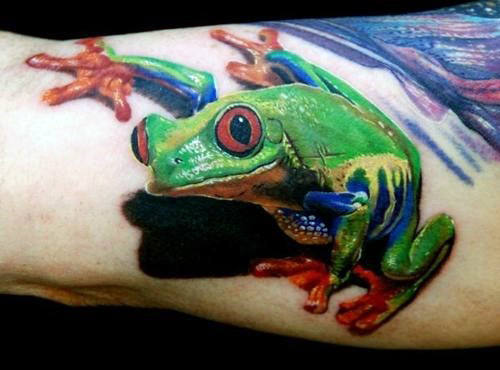 Speckled frog tattoo  Frog tattoos Body art tattoos Z tattoo