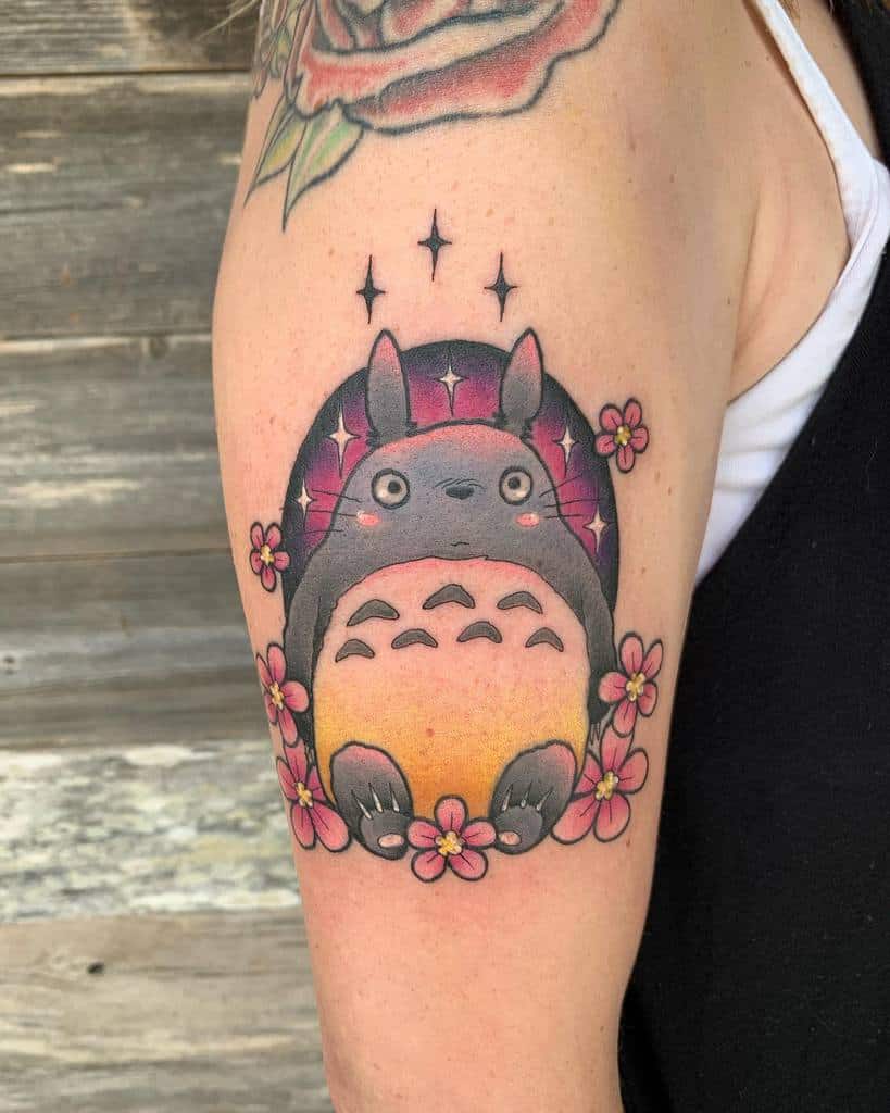 Hình Xăm Totoro Đẹp Nhất  1001 Mẫu Tattoo Totoro