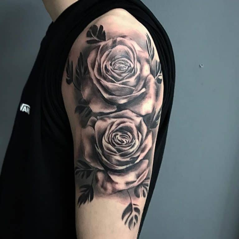 81 Black And Gray Rose Tattoo Ideas [2023 Inspiration Guide]