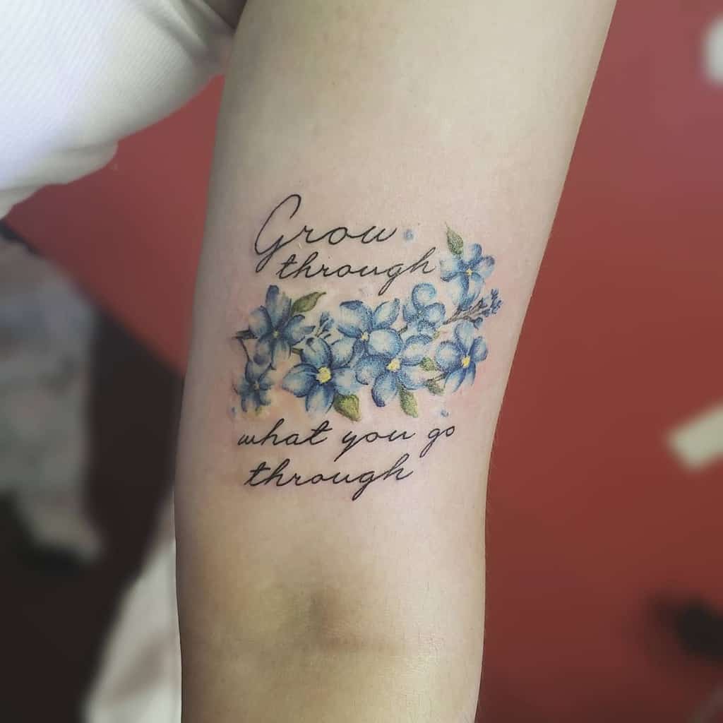 Discover 92 about forget me not watercolor tattoo best  indaotaonec