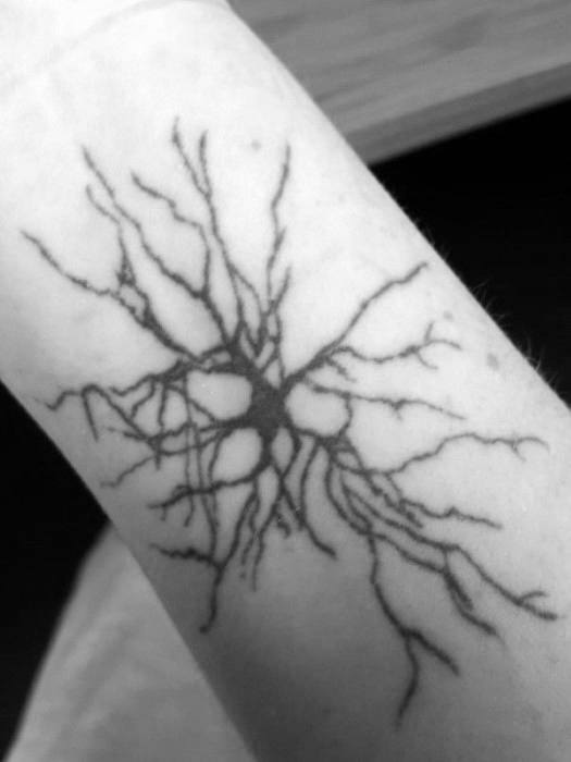 Arm Guys Neuron Tattoo Designs