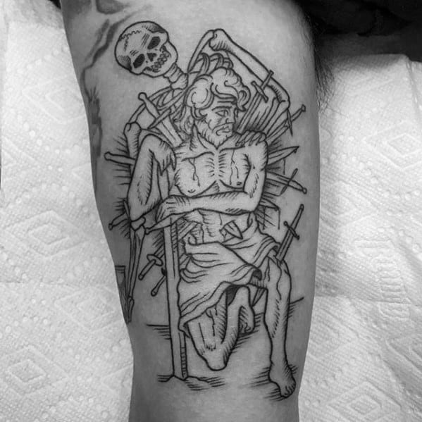 Arm Guys Tarot Tattoo