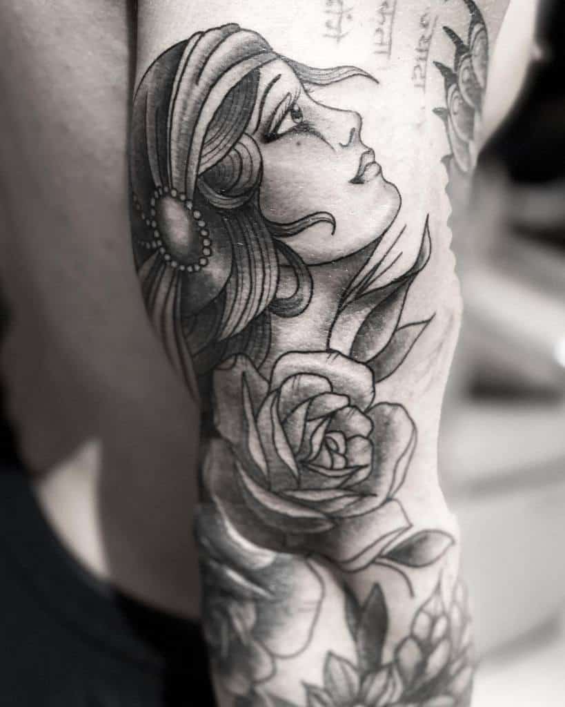 arm gypsy rose tattoos gabdeer