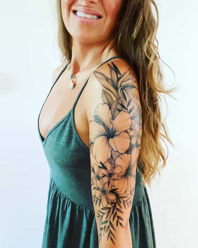 Art by Devon OKeefe  Added this flower jelly to this ongoing ocean 34  sleeve           jellyfish seahorse seaturtle whale flower  flowers ocean 