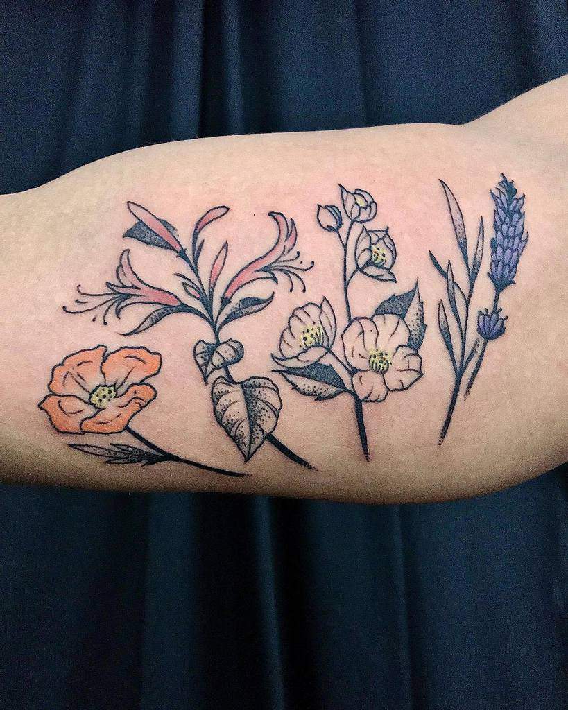 Arm Jasmine Flower Tattoos Acspengler