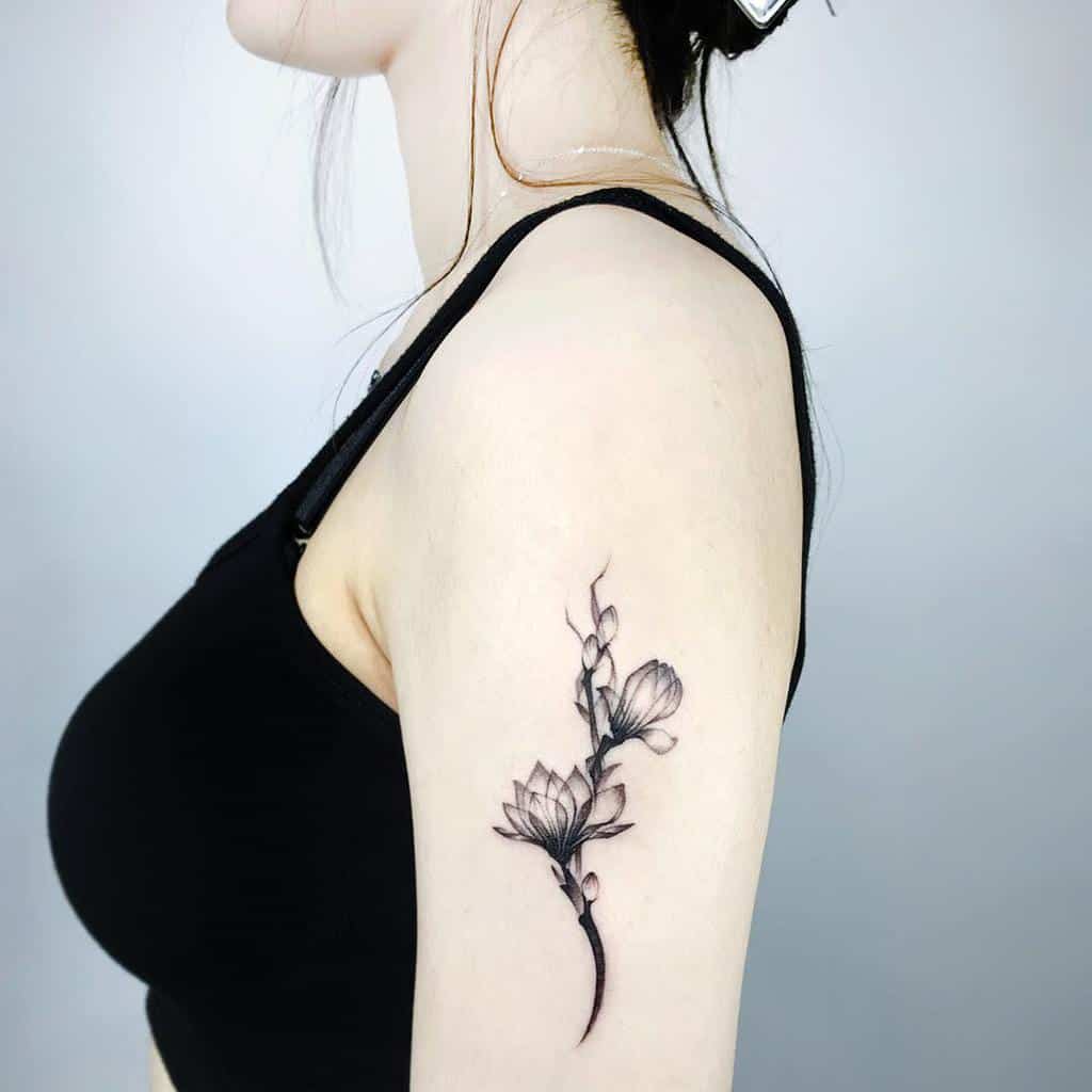 arm magnolia tattoos tattooist_bega