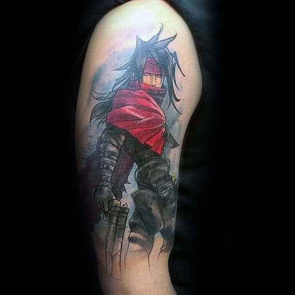 arm male final fantasy video game tattoo