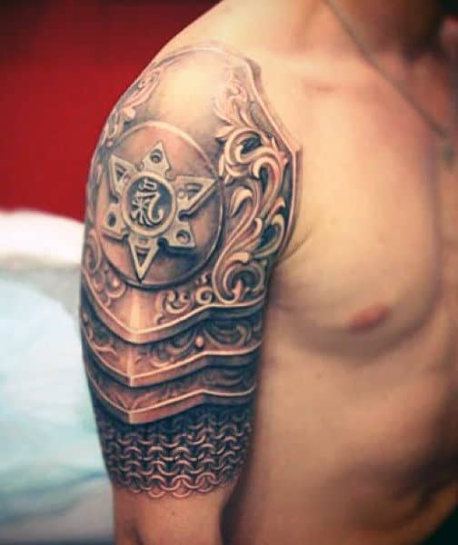 8 Resolute Armor Tattoos  Tattoodo