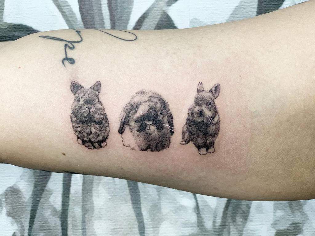 7. "Whimsical and Fantasy Rabbit Tattoos for a Magical Feel" - wide 3