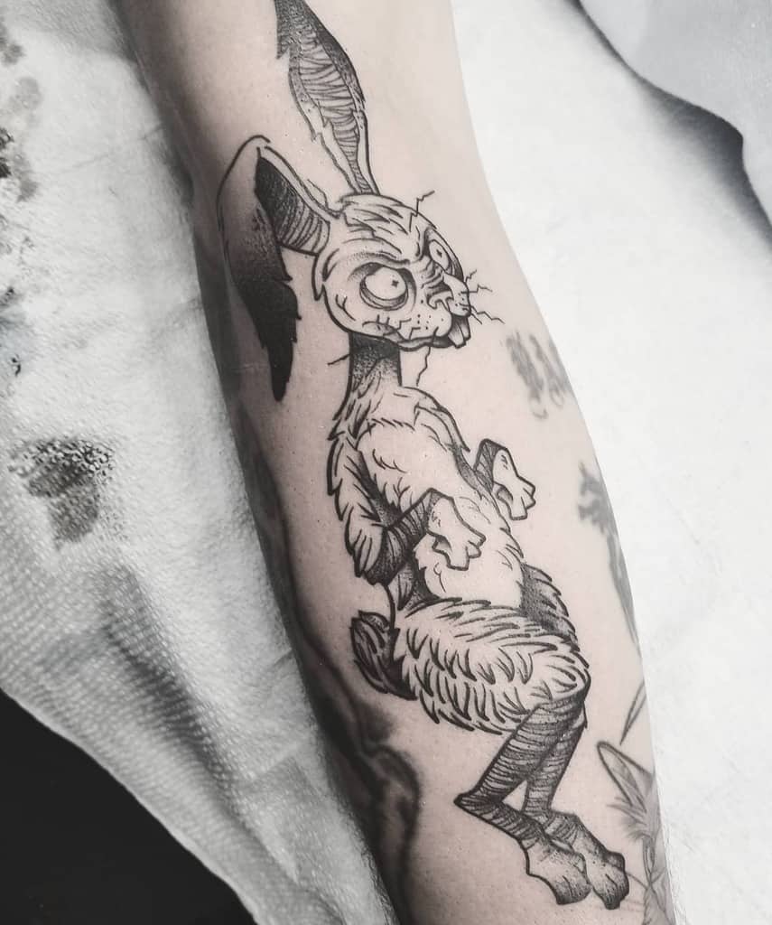 1001 Troubles Tattoo on Twitter Happy Easter  Rabbit skeleton  tattoo by FreddCheetham httpstcoTqq2n4nCQt httpstcoe1Pmjvn58Y   Twitter