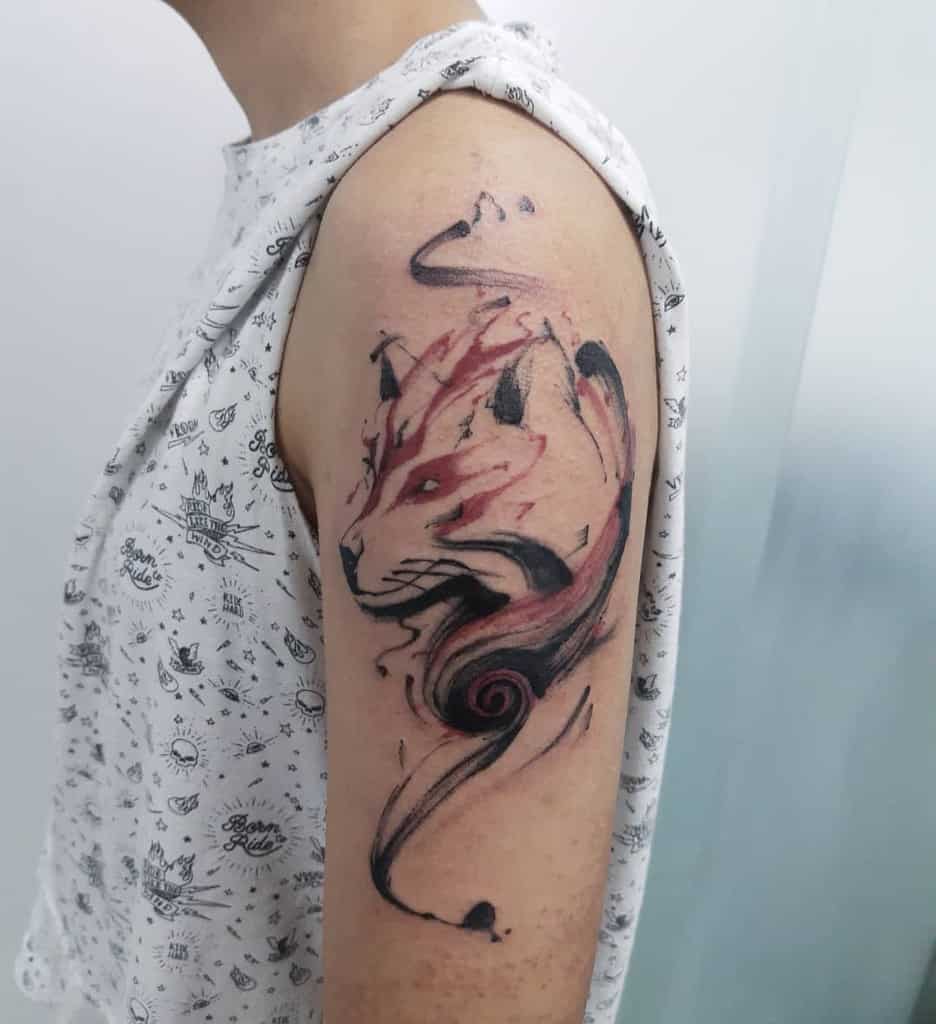 Arm Shoulder Okami Tattoos Beagarcia.tattoo