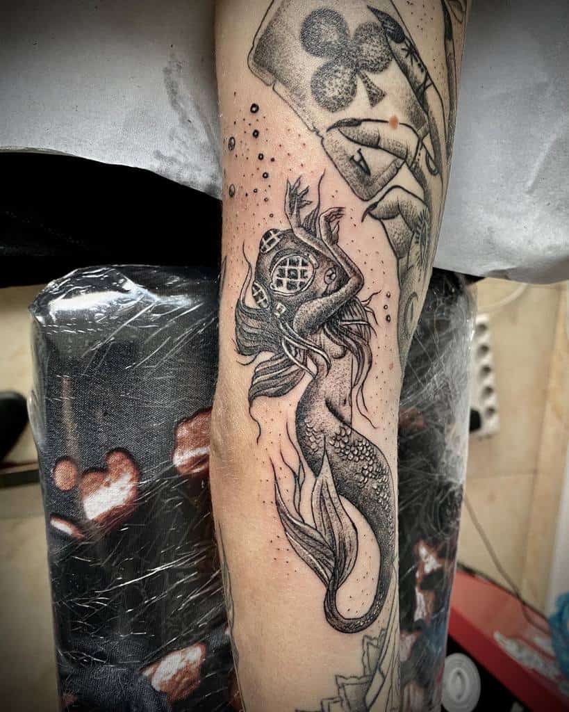 Siren tattoo by Katelyn Crane TattooNOW