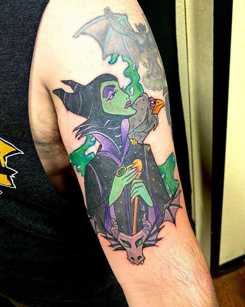 Arm Sleeve Maleficent Tattoos J Le Strange