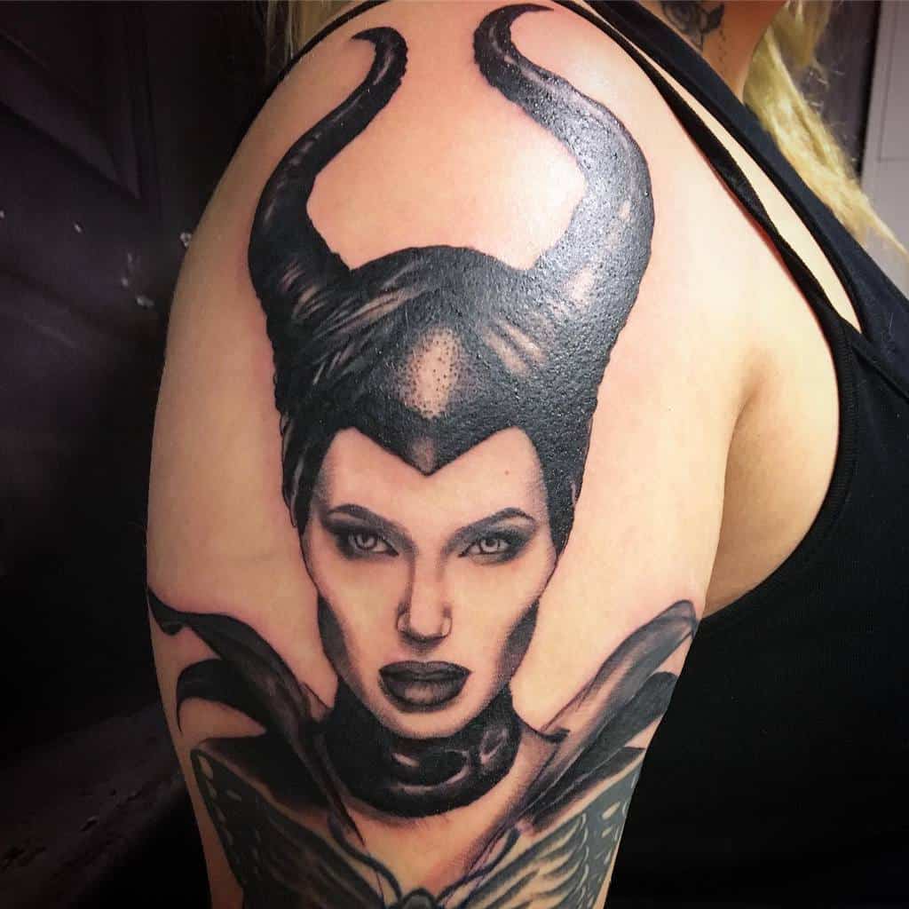 Arm Sleeve Maleficent Tattoos Janita Mikaela