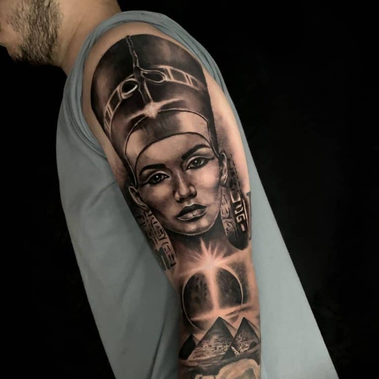 97 Memorable Nefertiti Tattoo Ideas [2024 Inspiration Guide]