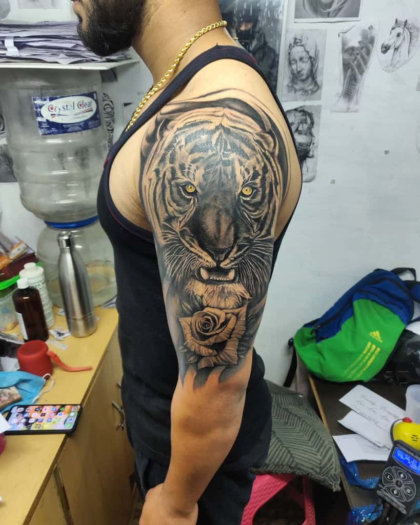 Details more than 145 buddhist tiger tattoo super hot