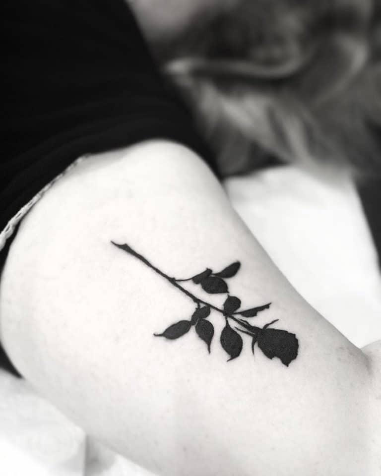 60 Classic Tribal Rose Tattoo Ideas   Arm Tribal Rose Tattoos Charlottebergmantattoo 768x960 