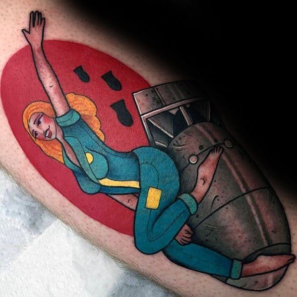 Arm Unique Mens Fallout Tattoos