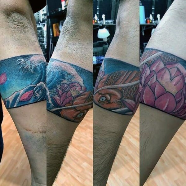 Armband Lotus Flower Mens Tattoos