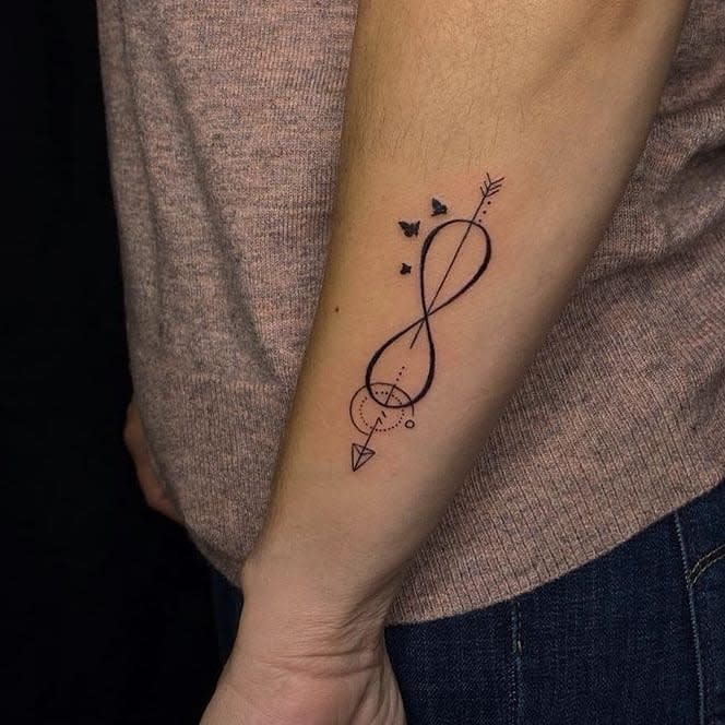 Infinity Tattoo Meanings Designs and Ideas  neartattoos