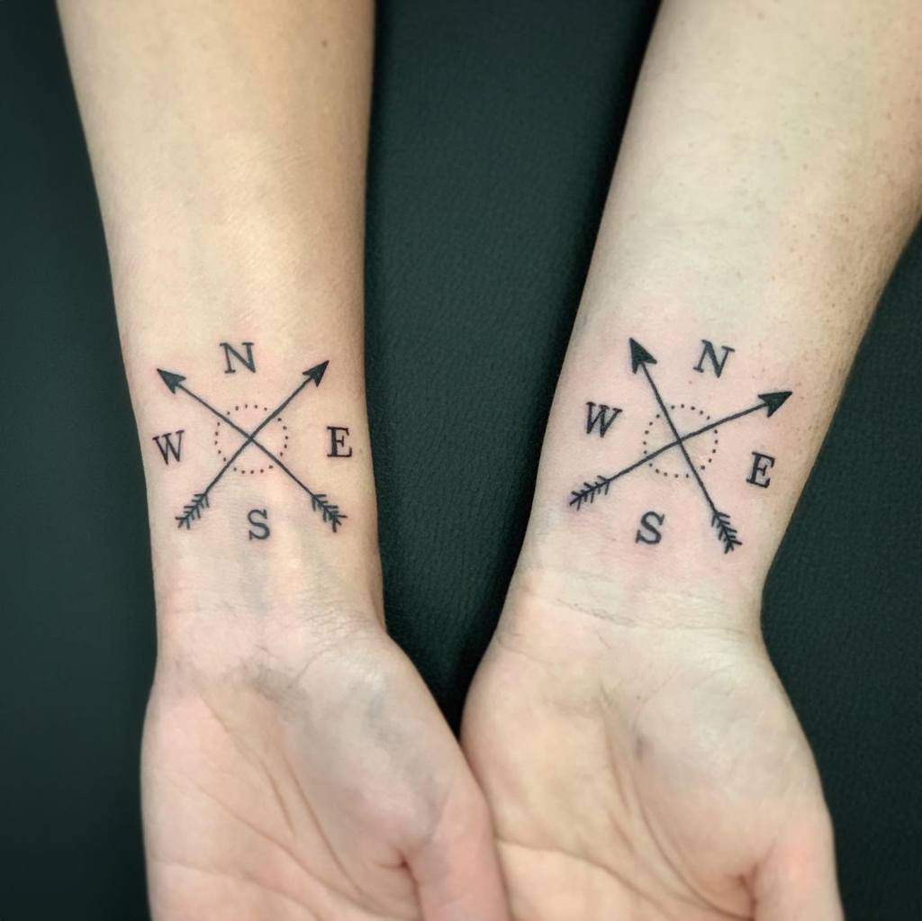 arrow-compass-bestfriend-tattoo-ajmcguiretattoos