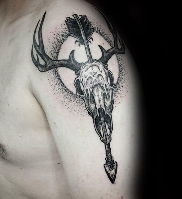 60 Animal Skull Tattoo Designs For Men - Wild Ink Ideas