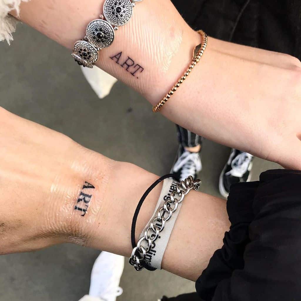 Art Friendship Tattoo
