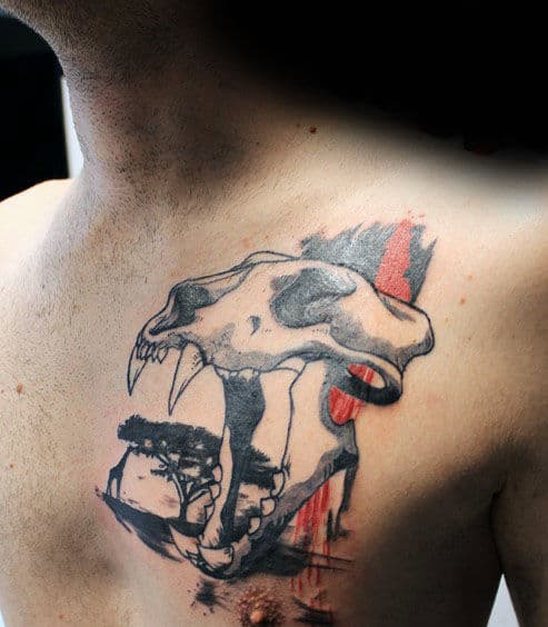 artistic-lion-skull-male-upper-chest-tattoo-design-ideas – Copy