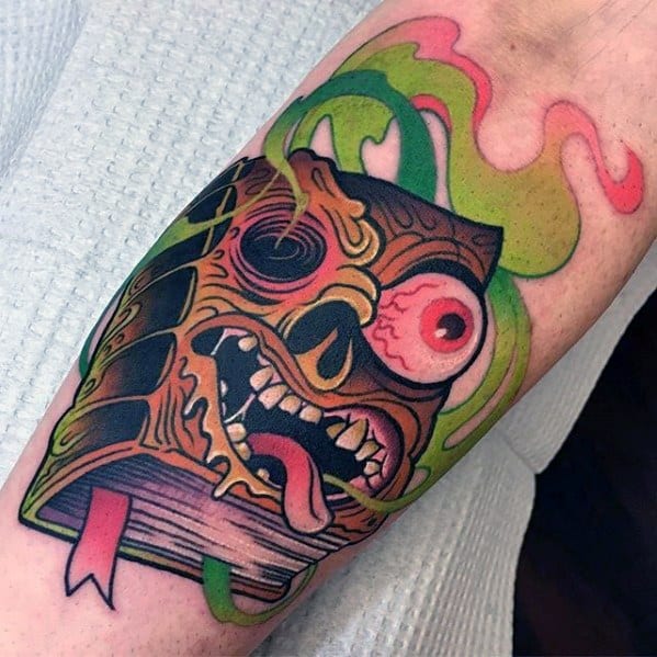 Artistic Male Evil Dead Tattoo Ideas