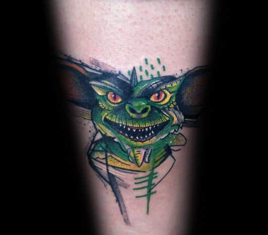 Awesome Artistic Gremlin Tattoos For Men