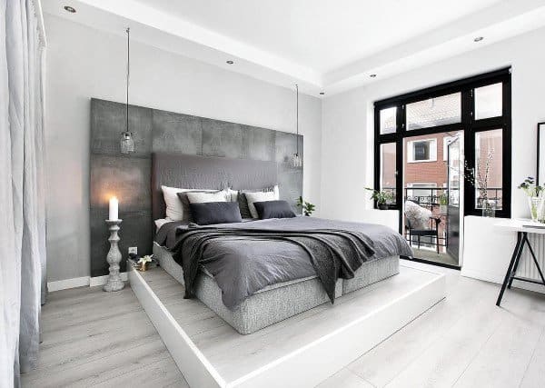 Awesome Bedroom Ideas White And Grey