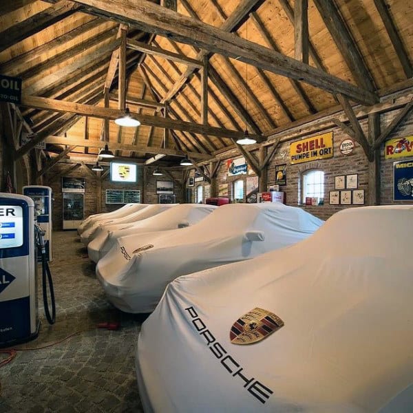 rustic wooden garage best dream garages for men