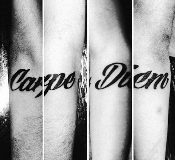 15 Best Carpe Diem Tattoo Designs And Ideas | Styles At Life