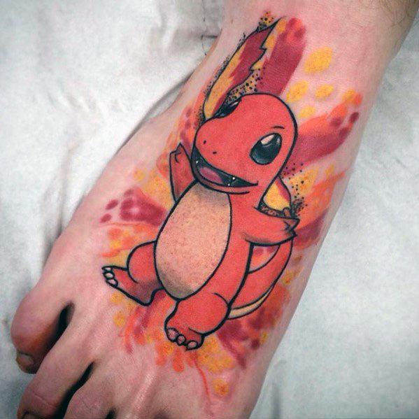Awesome Charmander Tattoos For Men