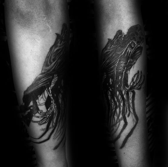 Awesome Dementor Tattoos For Men