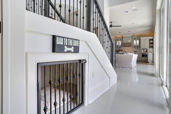 Awesome Dog Room Under Stairwell Design