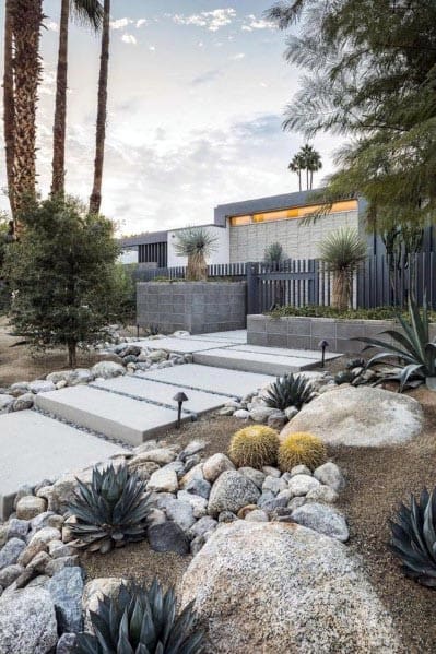 Awesome Front Yard Desert Dry Climate Landscape Ideas
