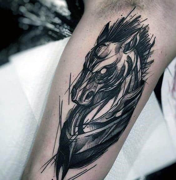 Awesome Horse Tattoos For Men