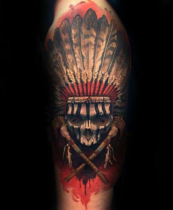  Native American Skull Tattoo Meaning 