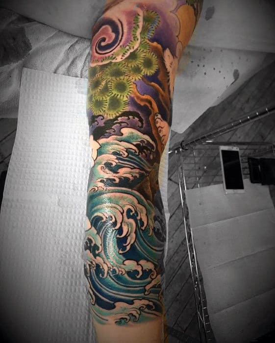 Top 59 Japanese Wave Tattoo Ideas - [2021 Inspiration Guide]
