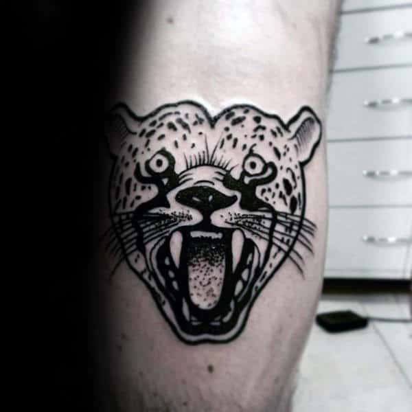 63 Awesome Leopard Print Tattoo For Best Inking On Shoulder