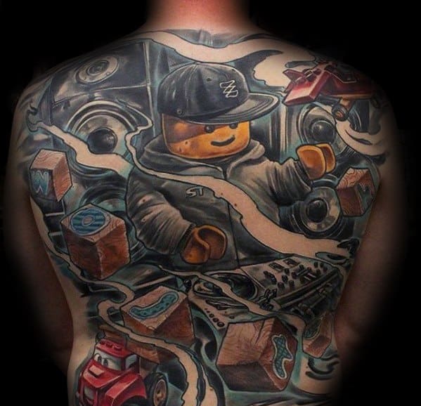 Awesome Lego Tattoos For Men
