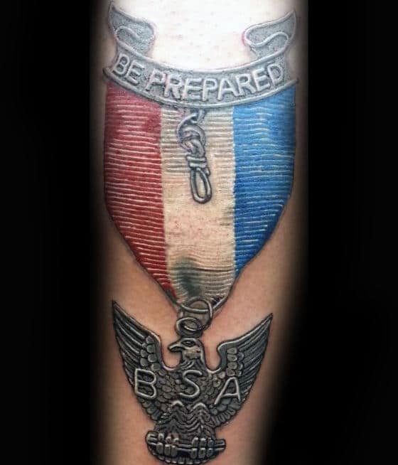 Eagle Scout tattoo