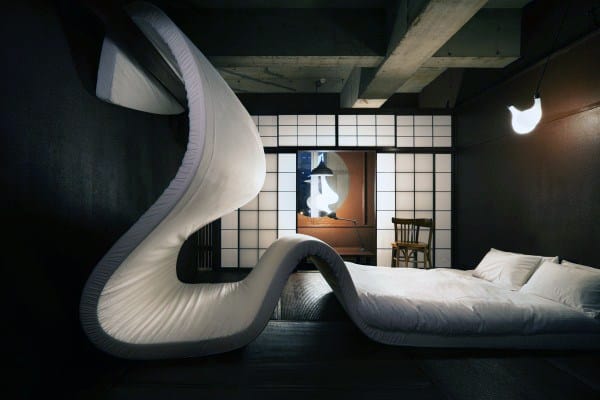 Awesome Master Bedrooms With Unique Curved Bed Design