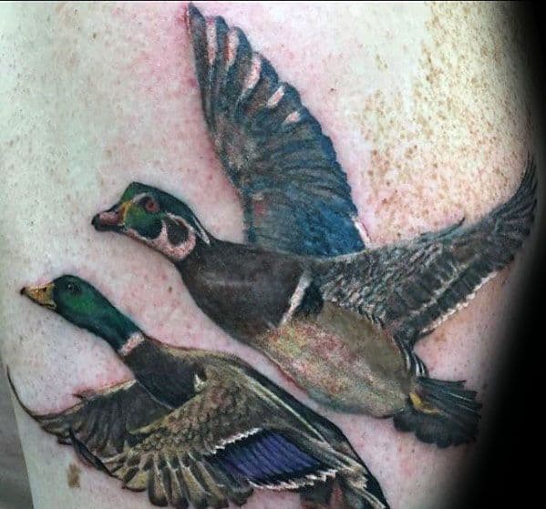 30 Wood Duck Tattoo Designs For Men  Carolina Ink Ideas