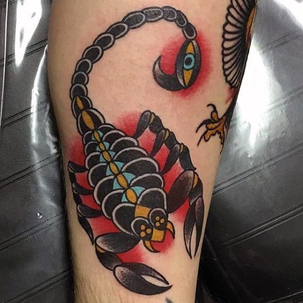 60 Traditional Scorpion Tattoo Designs For Men  Old School Ideas  Scorpion  tattoo Traditional tattoo Tattoo designs men