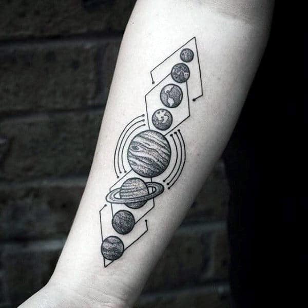 Details more than 79 solar system tattoo minimalist super hot - vova.edu.vn